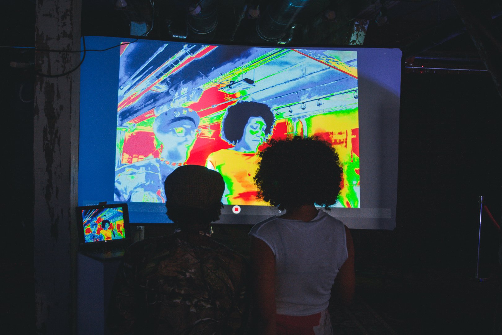 Where The Mind Goes: projected AI imagery from performer voiceovers