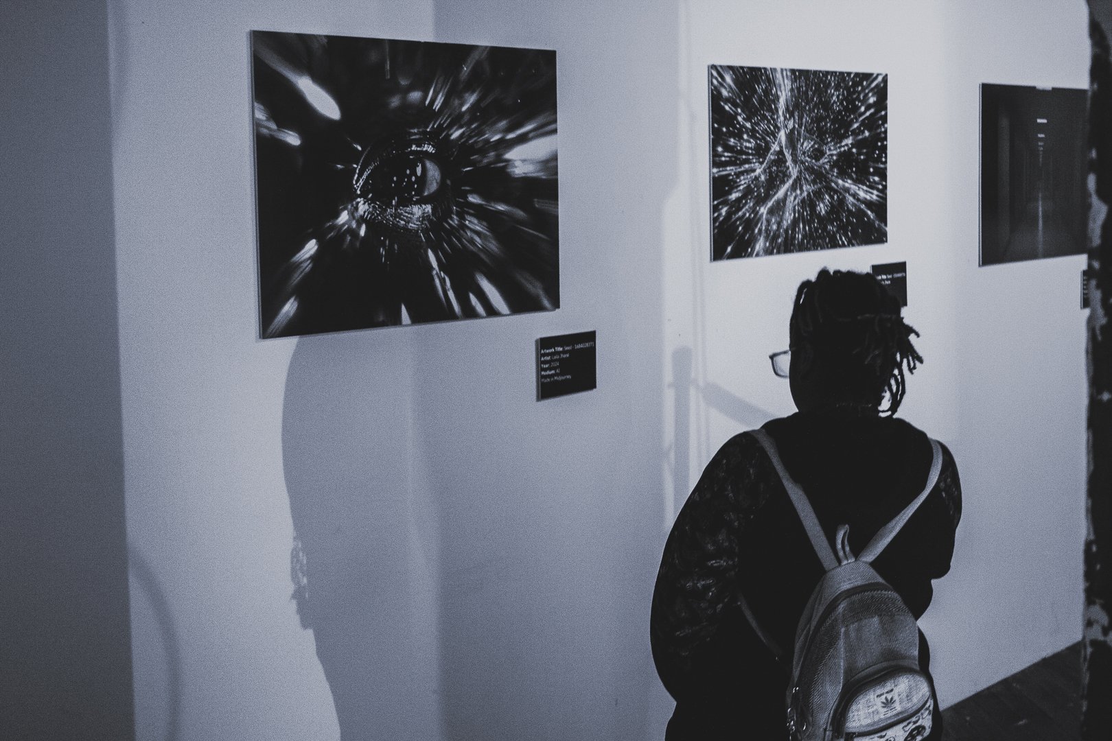 Where The Mind Goes: audience experiencing the 15-minute installation